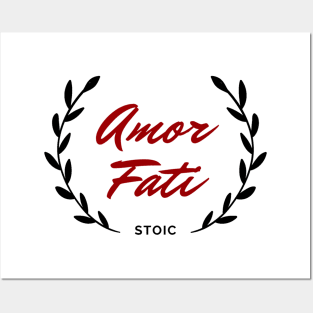 Amor fati (Stoic) V.2 Posters and Art